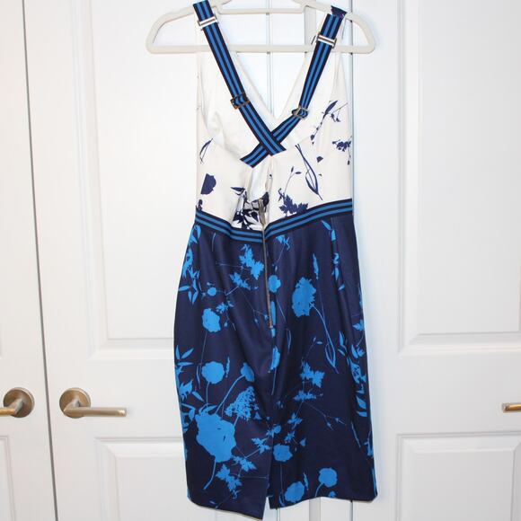 TED BAKER -NWT- Tilliai Bluebell Bodycon Dress | 8 - Picture 4 of 11